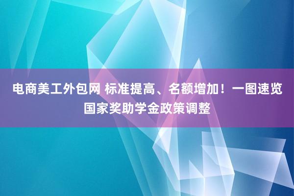 电商美工外包网 标准提高、名额增加！一图速览国家奖助学金政策调整